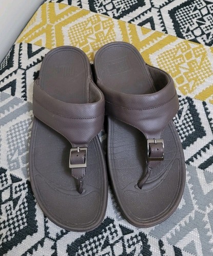Mens brown fitflop trakk - mens,