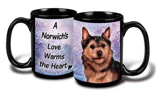 Norwich terrier winter - terrier, scene