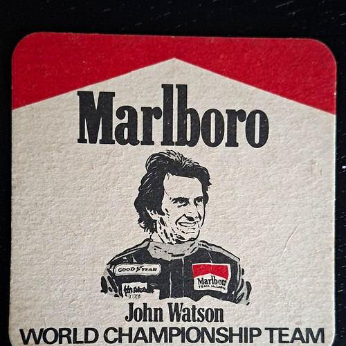 Marlboro john watson - marlboro, cardboard