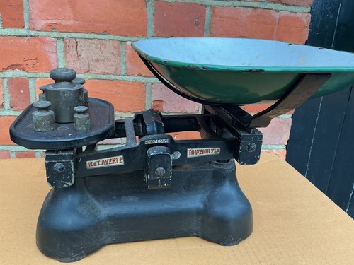 Antique lavery weighing scale - antique,