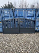 Double Driveway Gates Powder Coated Aluminium