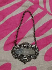 Vintage DECANTER LABEL Lions