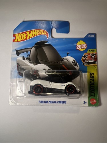 Hot wheels pagani zonda - zonda, cinque