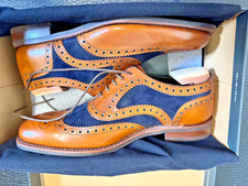 Loake Kerridge tan/Navy brogue