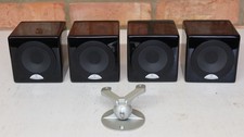 4 x Monitor Audio Radius 45 Satellite/Surround Speakers & 1 x Wall Brackets