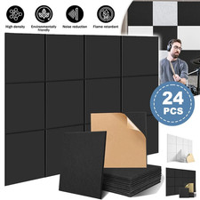 24X Acoustic Wall Panel Tiles
