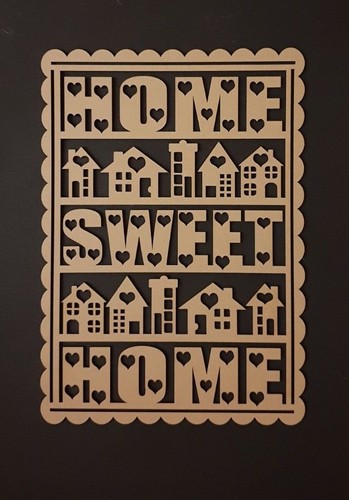 Mdf home sweet - home,