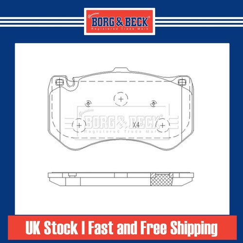 Brake pads set for mercedes - for,