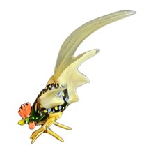 A Vintage Hand Blown Italian Murano Glass Rooster Figurine