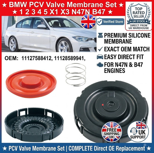 Crankcase breather pcv valve - crankcase,
