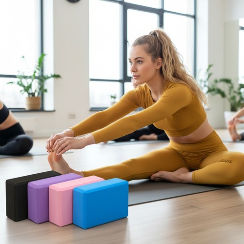 2pcs yoga block - 2pcs, pilates