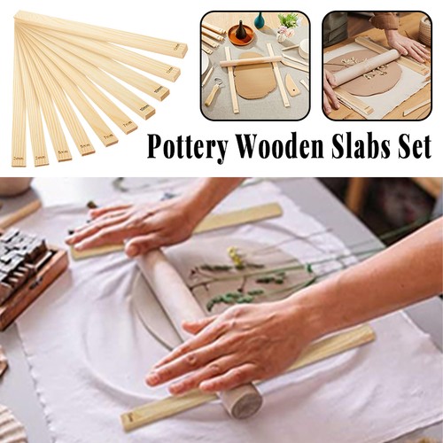 Wooden rolling pin - guides, set