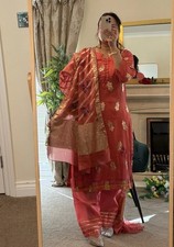 Indian Pakistani Salwar Kameez ready made party wear M