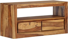 Solid Wood TV Stand - Robust