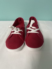 RED LACE UP SneakersWOMENS