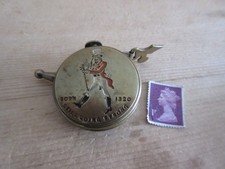 Vintage 1920 Rabone Brass Bowling Tape Measure JOHNNIE WALKER WHISKY Advertising