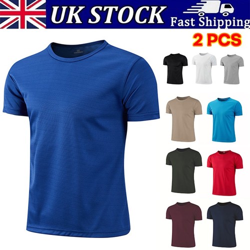 2pcs men quick - men's, t-shirt