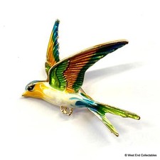 Rainbow Swallow Bird Enamel