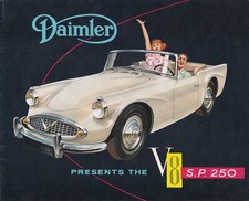 DAIMLER PRESENTS THE V8 S.P.250 BROCHURE,PUBLICATION No.R27/010/344, REF.503/59.