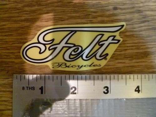 Felt bikes large - felt, script