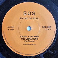 The Vibrations Cause You're Mine SOS Northern Soul Oldie