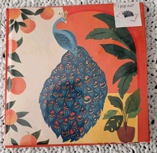 Card Happy Birthday 3d Peacock