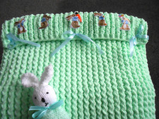Hand knitted baby plush - knitted,