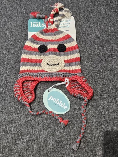 Pebble monkey hat months - pebble,