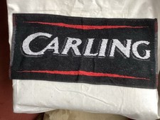 Carling Beer Towel Brewery Collectible Man Cave Home Bar Pub