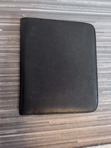 Ace black leather - black, vintage