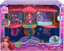 Disney Princess Ariel's Land & Sea Castle Stackable Doll House Playset for Kids