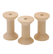 ㄧ24Pcs Wooden Empty Thread