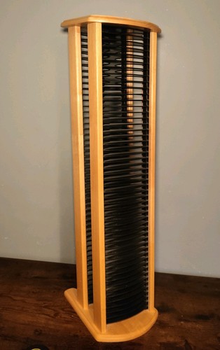 Wooden storage tower - wooden, cd