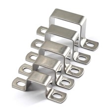 Square pipe clamp shaped - square,