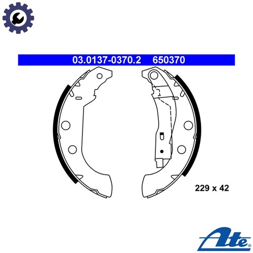 Brake shoe set 0137 - shoe, 03.0137-0370.2