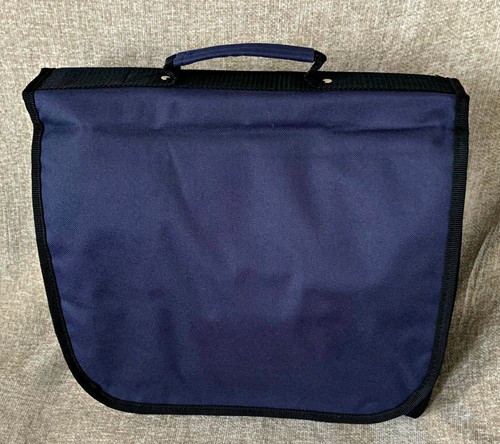 Album record bag blue - record,