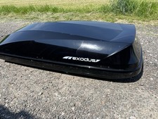 Gloss black 470 Litre Exodus  Roof Box