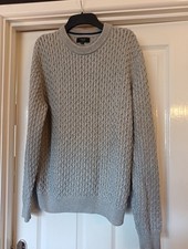 Next Men's Grey Jumper. Size Medium