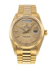 Rolex Day-Date 1803 Yellow Gold 36mm Champagne Dial Watch