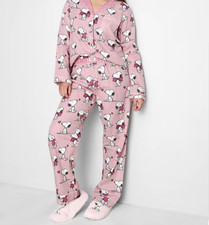 Snoopy Peanuts Womens Cotton Pyjama Shirt or Trousers 2XS-2XL Xmas Gift