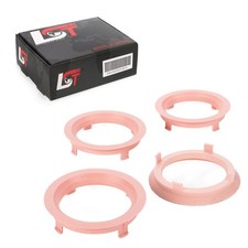 4x Centering Rings Pink for