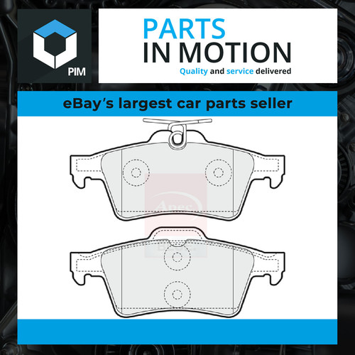 Brake pads set fits ford - brake,