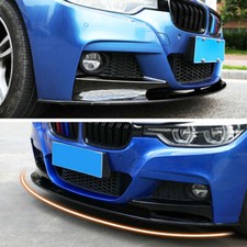 FOR BMW F30 F31 3 SERIES M STYLE FRONT SPLITTER LIP SPOILER CARBON FIBER LOOK UK