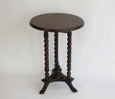 Vintage Wooden Round Barley