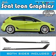 Seat Leon Side Stripes FR Cupra Ibiza Decals Stickers Graphics 011