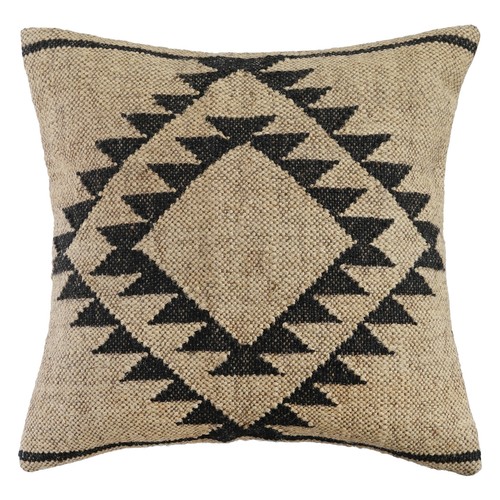 Throw pillow square jute - throw,
