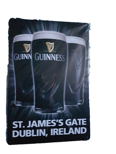 Guinness pints metal sign - metal,