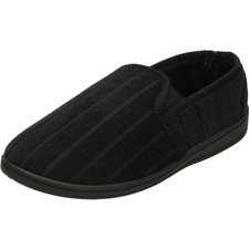 Mens Black Cord Twin Gusset