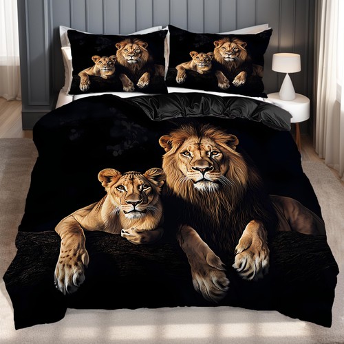 Lion lioness tree branch - ⭐,