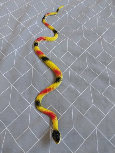Flexible plastic snake toy - flexible,